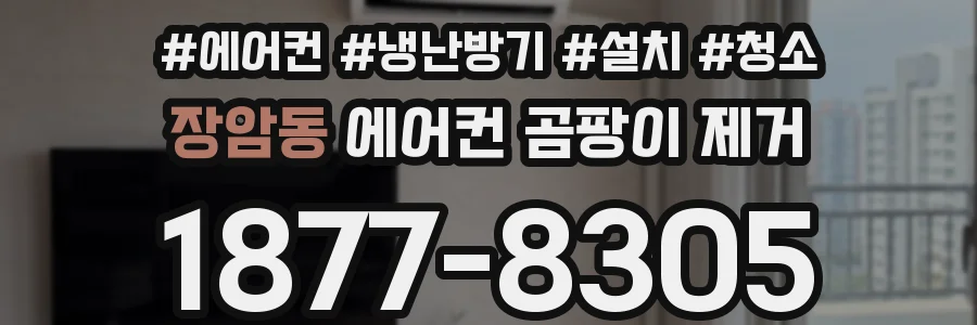 장암동 에어컨 곰팡이 제거