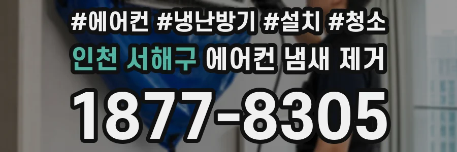 인천 서해구 에어컨 냄새 제거