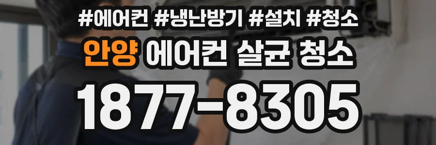 안양 에어컨 살균 청소