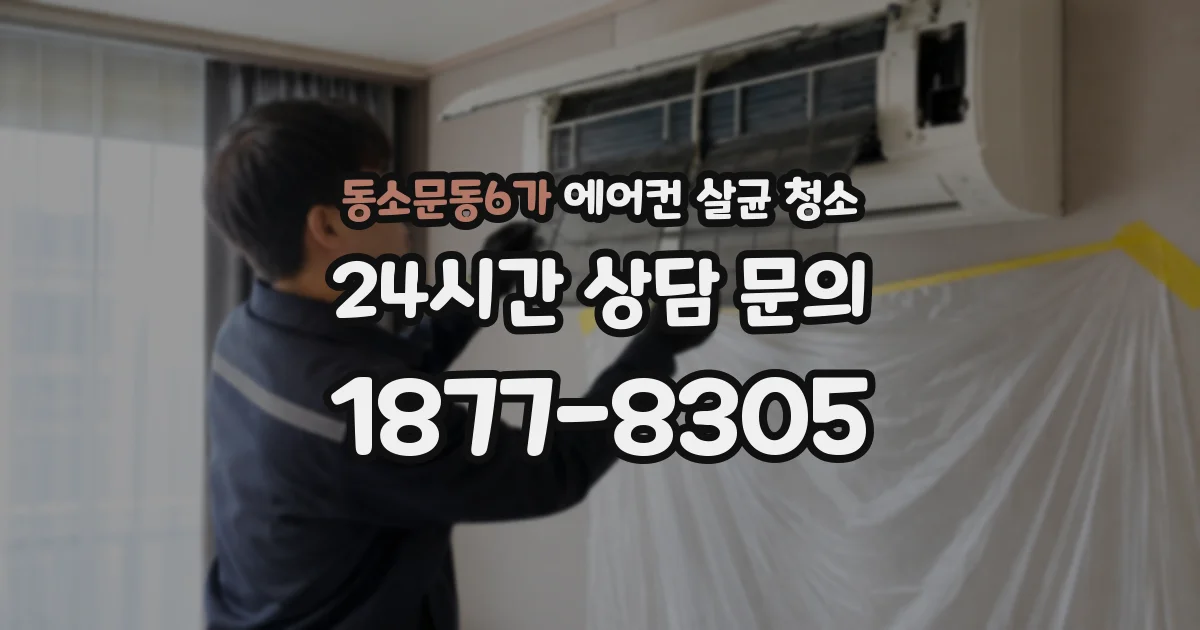 동소문동6가 에어컨 살균 청소