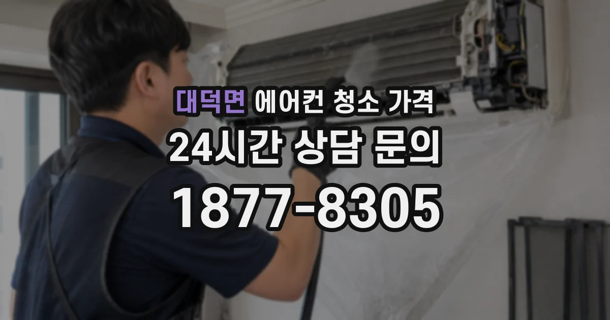 대덕면 에어컨 청소 가격