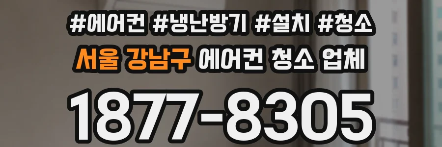 서울 강남구 에어컨 청소 업체