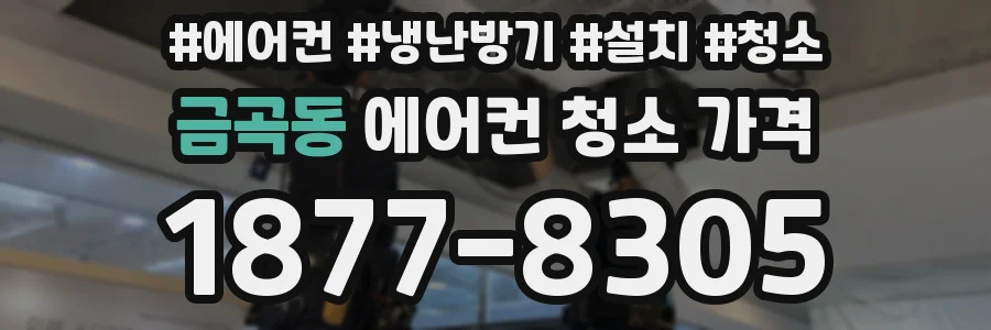 금곡동 에어컨 청소 가격