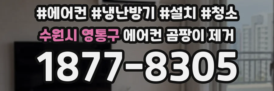 수원시 영통구 에어컨 곰팡이 제거