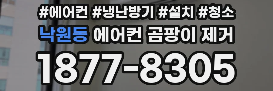 낙원동 에어컨 곰팡이 제거