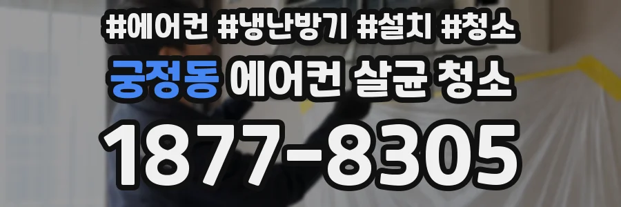 궁정동 에어컨 살균 청소