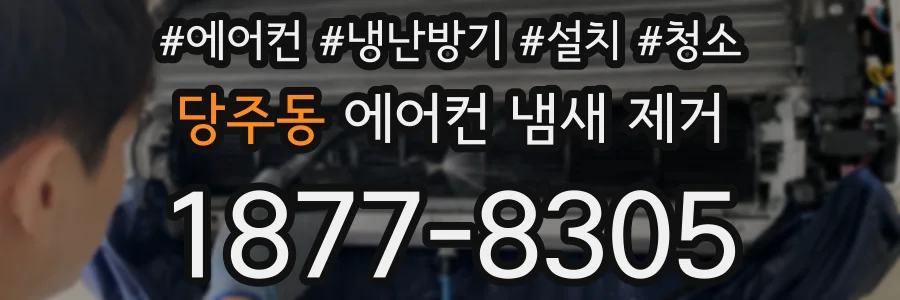 당주동 에어컨 냄새 제거