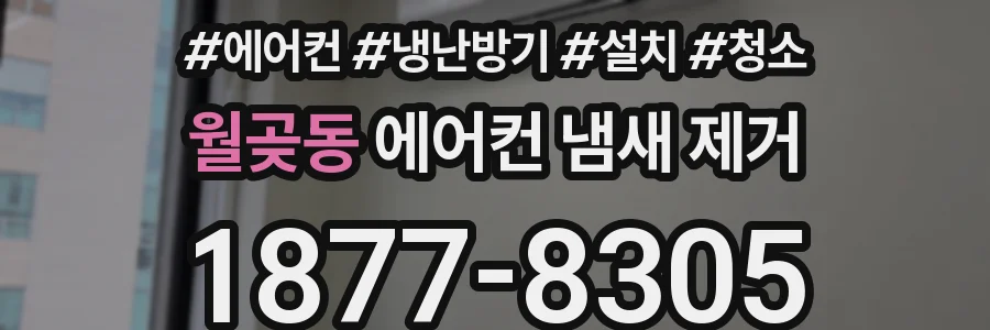 월곶동 에어컨 냄새 제거