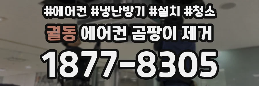 궐동 에어컨 곰팡이 제거