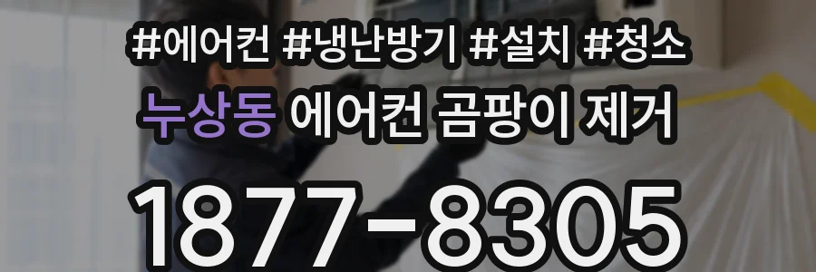 누상동 에어컨 곰팡이 제거