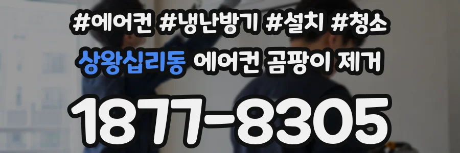 상왕십리동 에어컨 곰팡이 제거