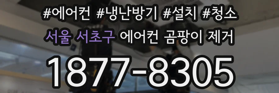서울 서초구 에어컨 곰팡이 제거