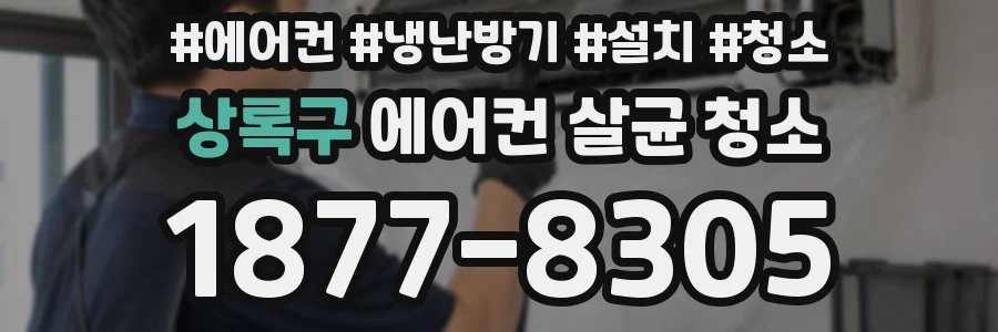 상록구 에어컨 살균 청소