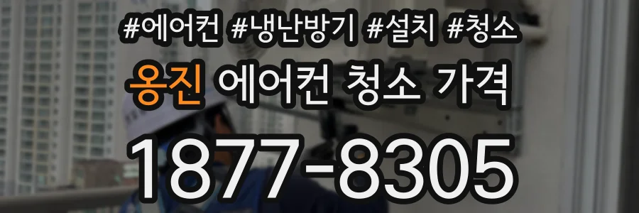 옹진 에어컨 청소 가격