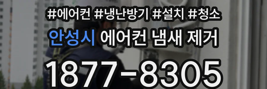 안성시 에어컨 냄새 제거