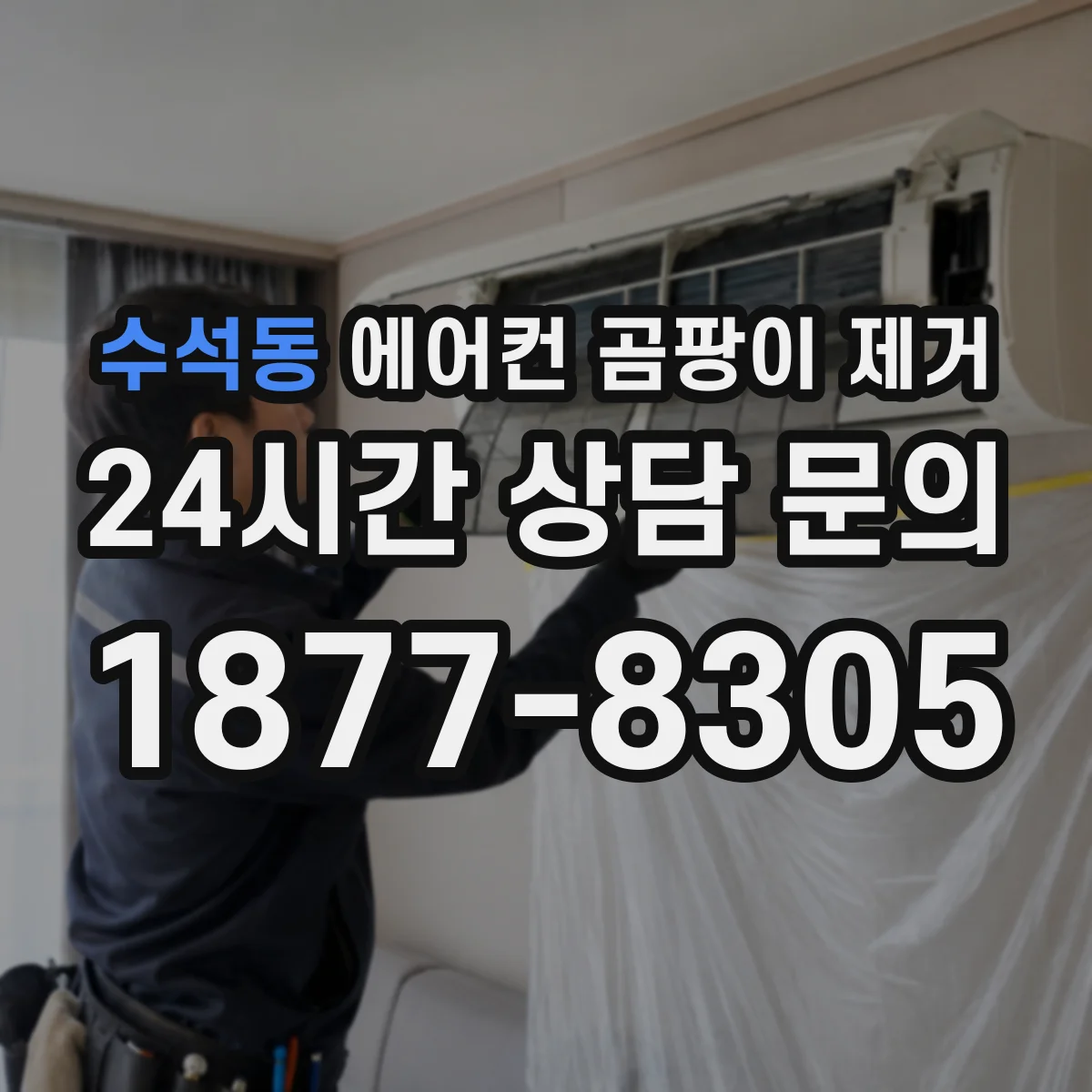 수석동 에어컨 곰팡이 제거