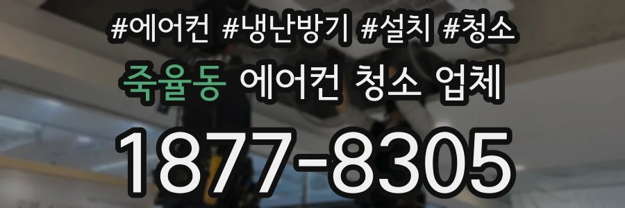 죽율동 에어컨 청소 업체