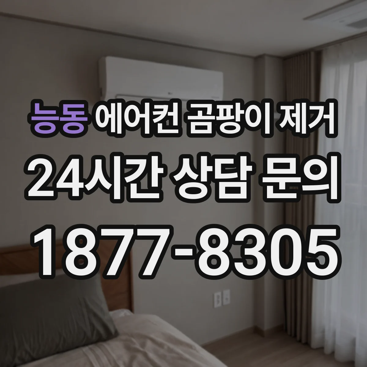 능동 에어컨 곰팡이 제거