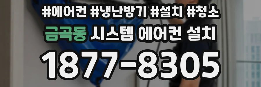 금곡동 시스템 에어컨 설치