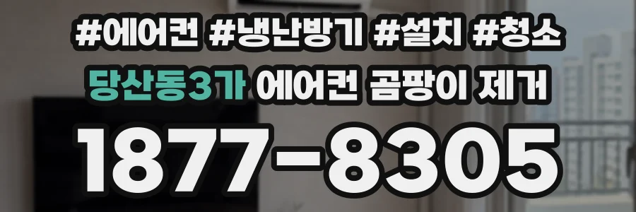 당산동3가 에어컨 곰팡이 제거