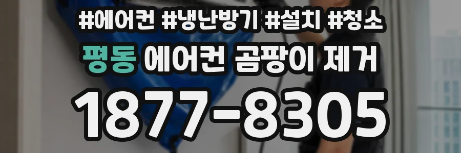 평동 에어컨 곰팡이 제거