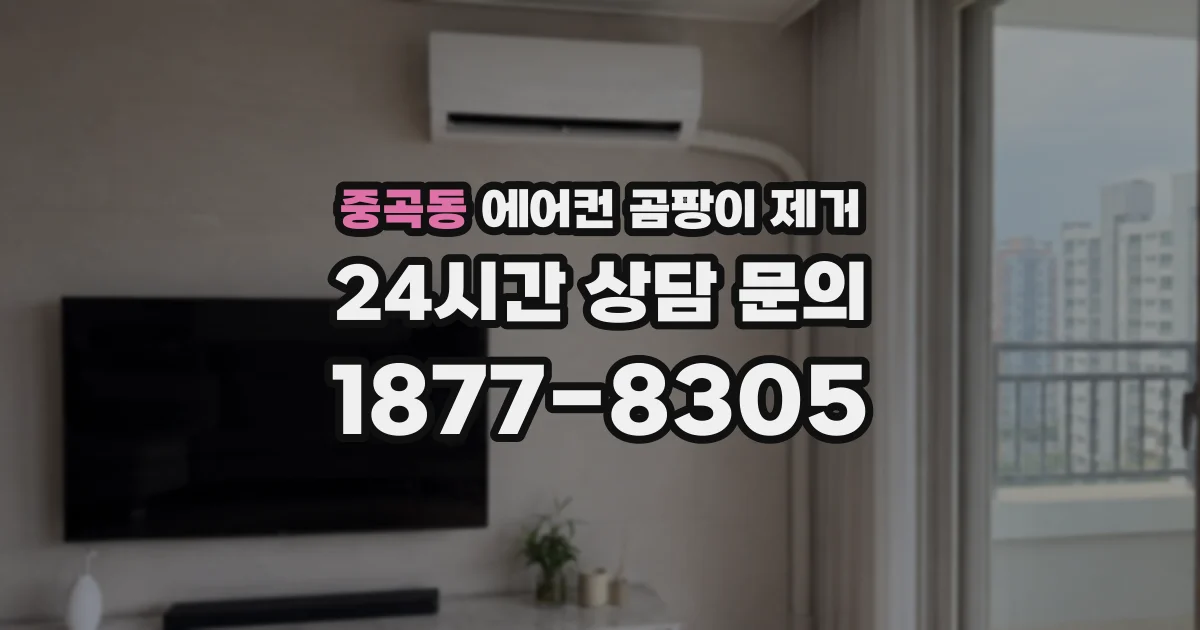 중곡동 에어컨 곰팡이 제거