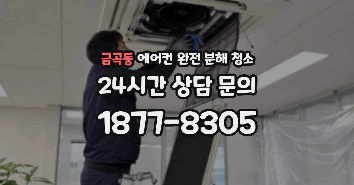 금곡동 에어컨 완전 분해 청소