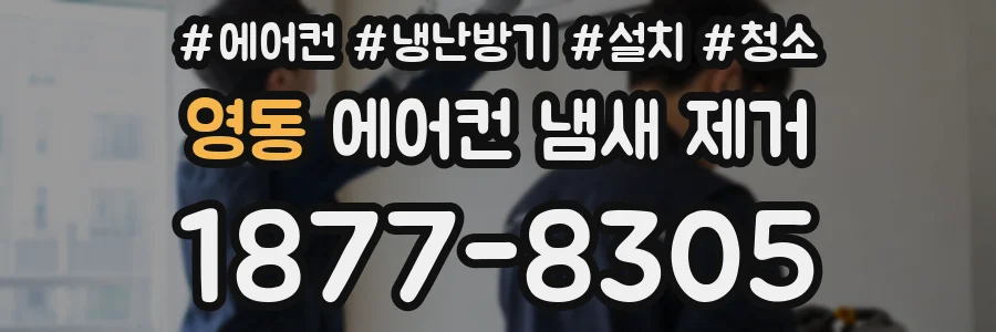 영동 에어컨 냄새 제거