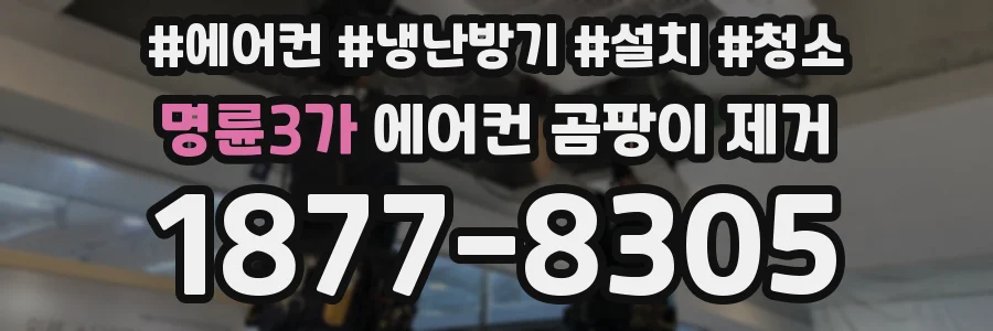 명륜3가 에어컨 곰팡이 제거