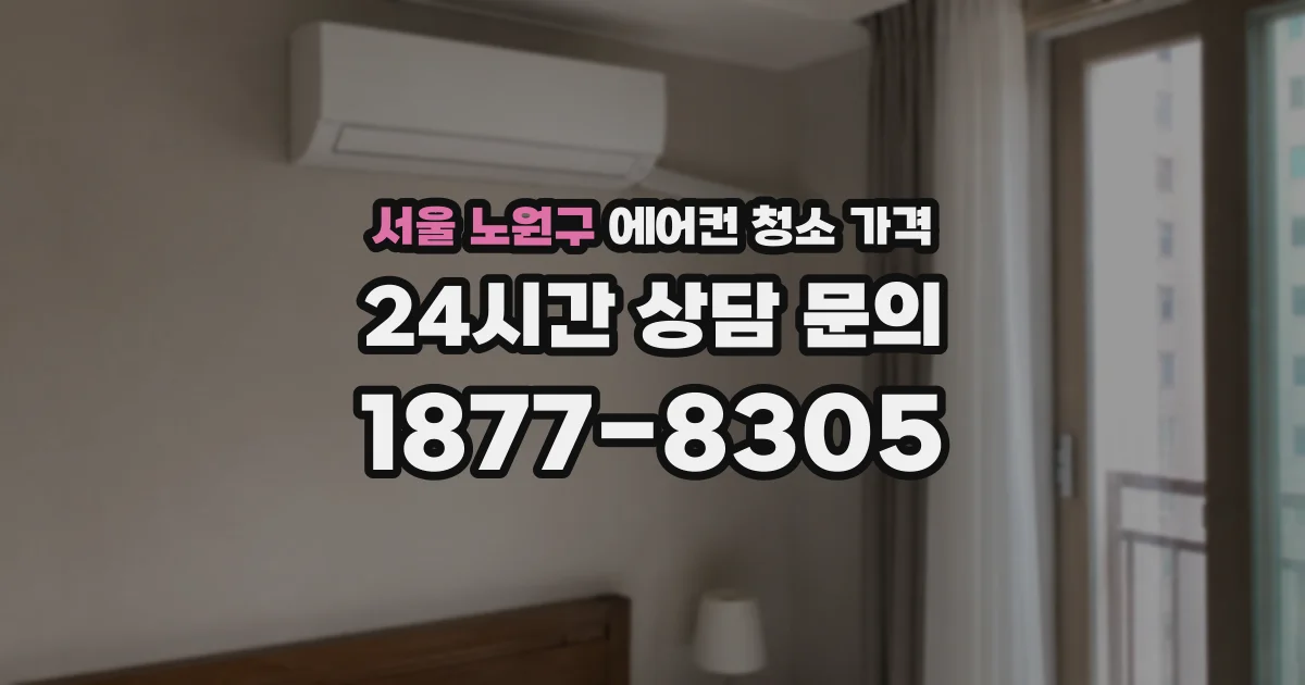 서울 노원구 에어컨 청소 가격
