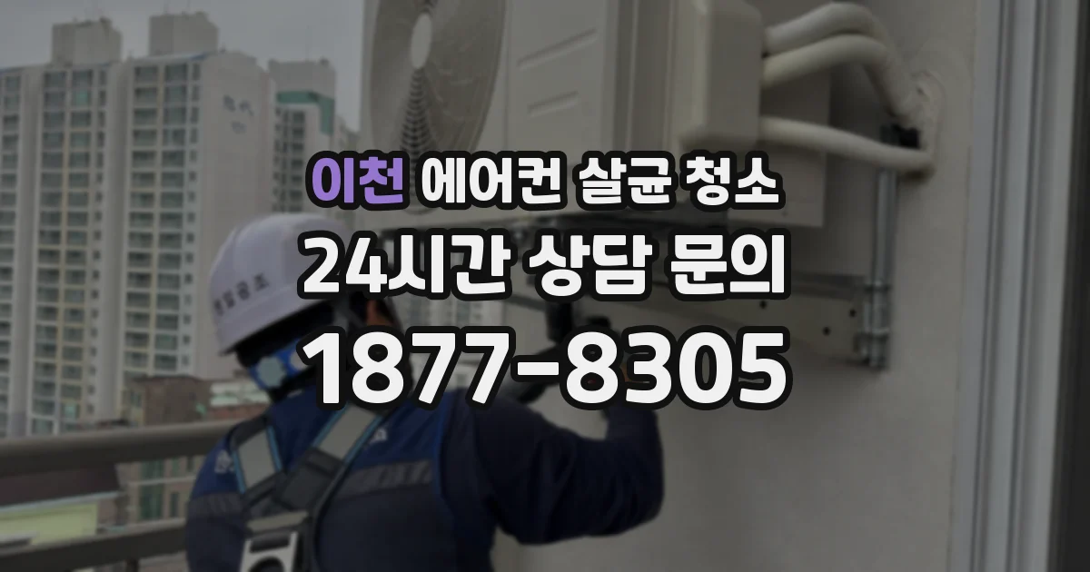 이천 에어컨 살균 청소