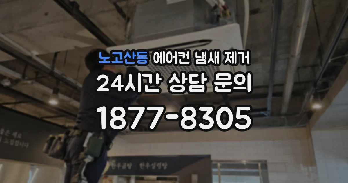 노고산동 에어컨 냄새 제거