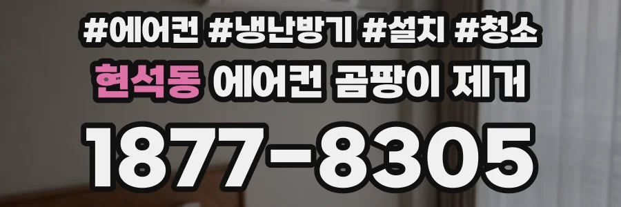 현석동 에어컨 곰팡이 제거
