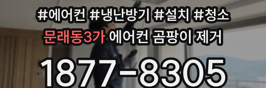 문래동3가 에어컨 곰팡이 제거