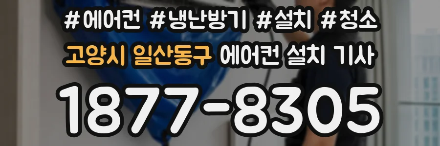 고양시 일산동구 에어컨 설치 기사