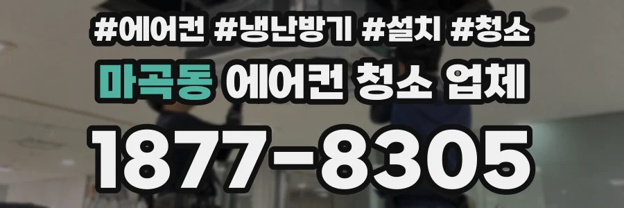 마곡동 에어컨 청소 업체