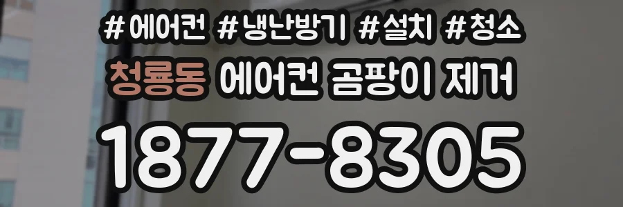 청룡동 에어컨 곰팡이 제거
