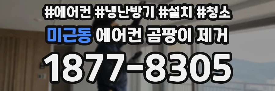 미근동 에어컨 곰팡이 제거