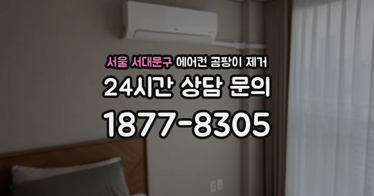 서울 서대문구 에어컨 곰팡이 제거