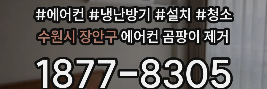 수원시 장안구 에어컨 곰팡이 제거