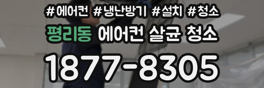 평리동 에어컨 살균 청소