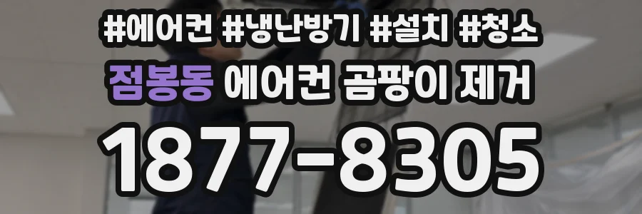 점봉동 에어컨 곰팡이 제거