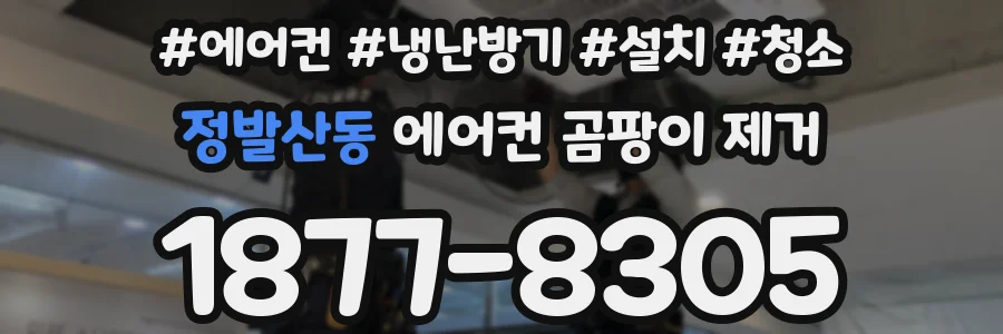 정발산동 에어컨 곰팡이 제거