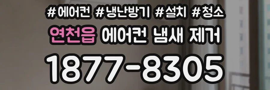 연천읍 에어컨 냄새 제거