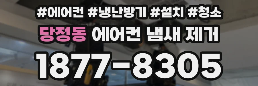 당정동 에어컨 냄새 제거