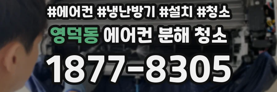 영덕동 에어컨 분해 청소