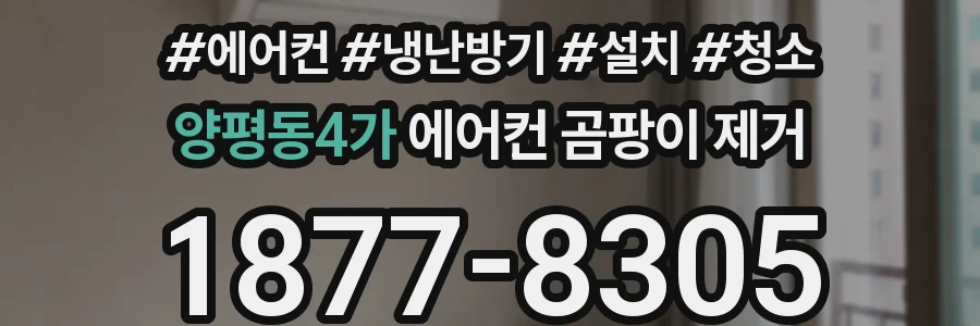 양평동4가 에어컨 곰팡이 제거