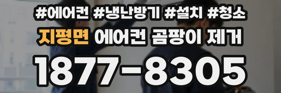 지평면 에어컨 곰팡이 제거