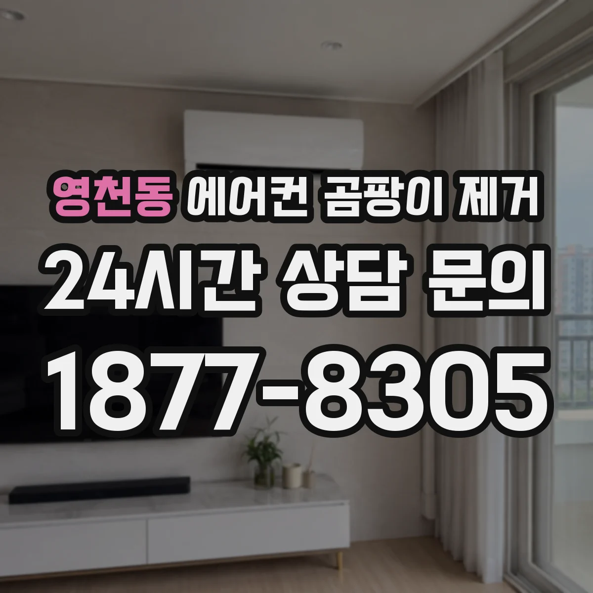 영천동 에어컨 곰팡이 제거