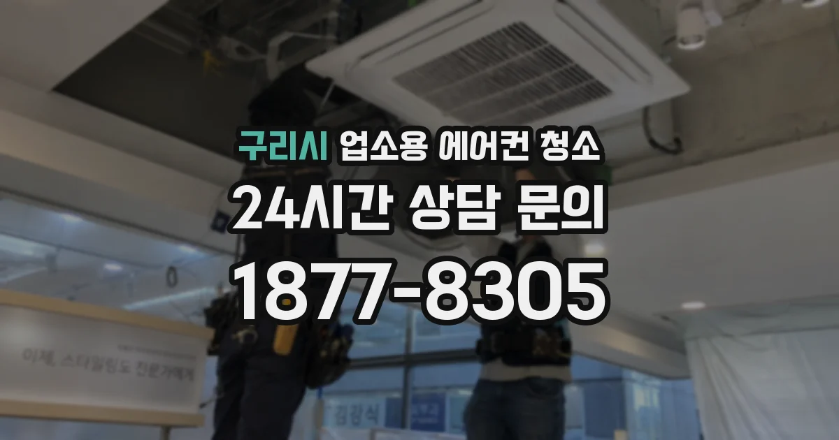 구리시 업소용 에어컨 청소